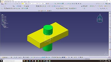 Catia Boolean Operations Add Remove Assembly Trim Project 3D Element Command tmz.hakan HT Technology