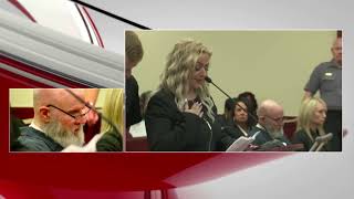 Brittanee Drexel's mother, Dawn Pleckan, speaks during plea hearing