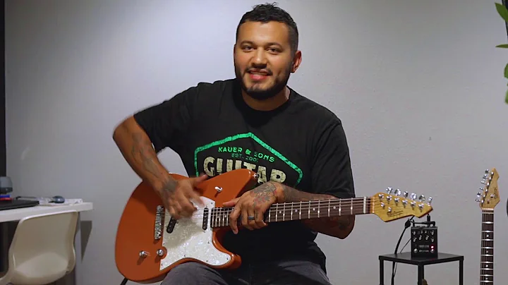 TipSword Guitars - Crushed Orange T-Style Review by @danny_stereo and @the.gear.room