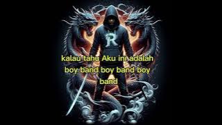 Tipe x - Boy band (karaoke version audio jernih)