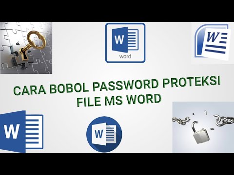 Cara mudah bobol password proteksi file Micsrosoft Word