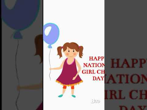 HAPPY NATIONAL GIRL CHILD DAY | GIRL CHILD DAY WHATSAPP STATUS VIDEO