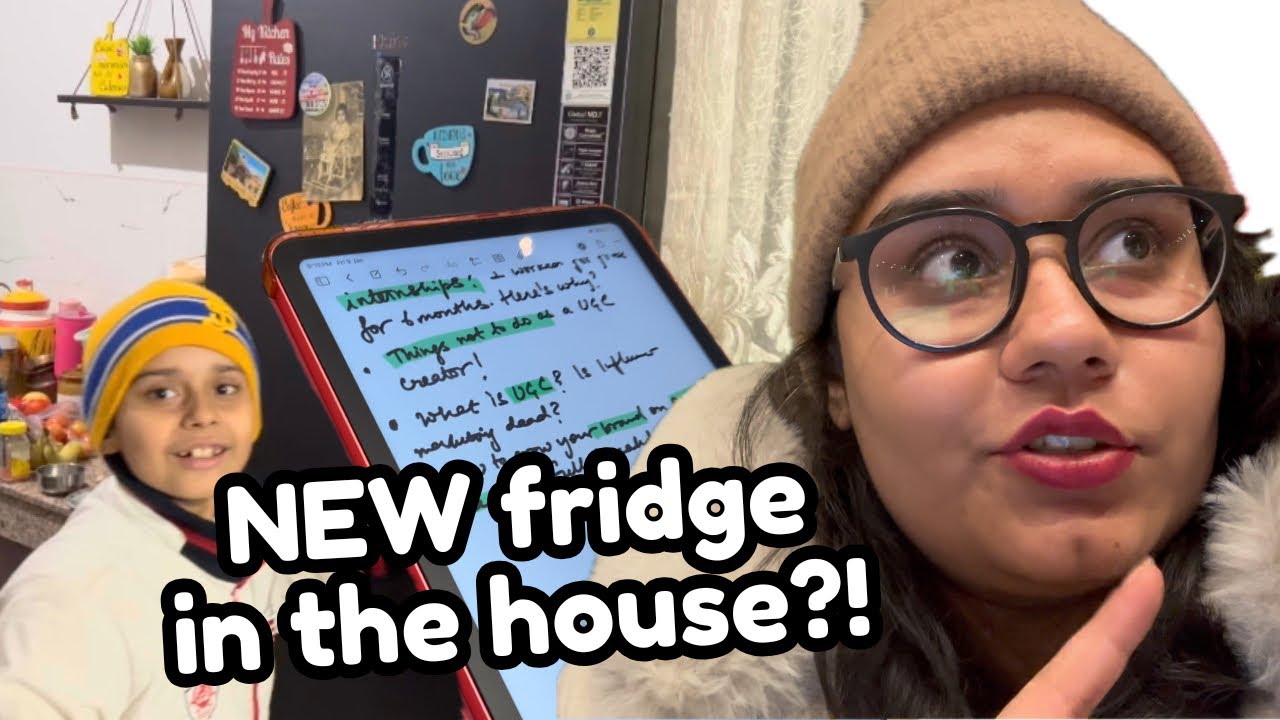 Yayyy!!! NEW FRIDGE in the HOUSE!♥️ | Daily Vlog 8