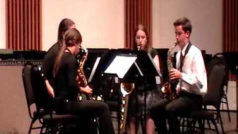 Saxophone Quartet BSU Chamber Music Camp 2014