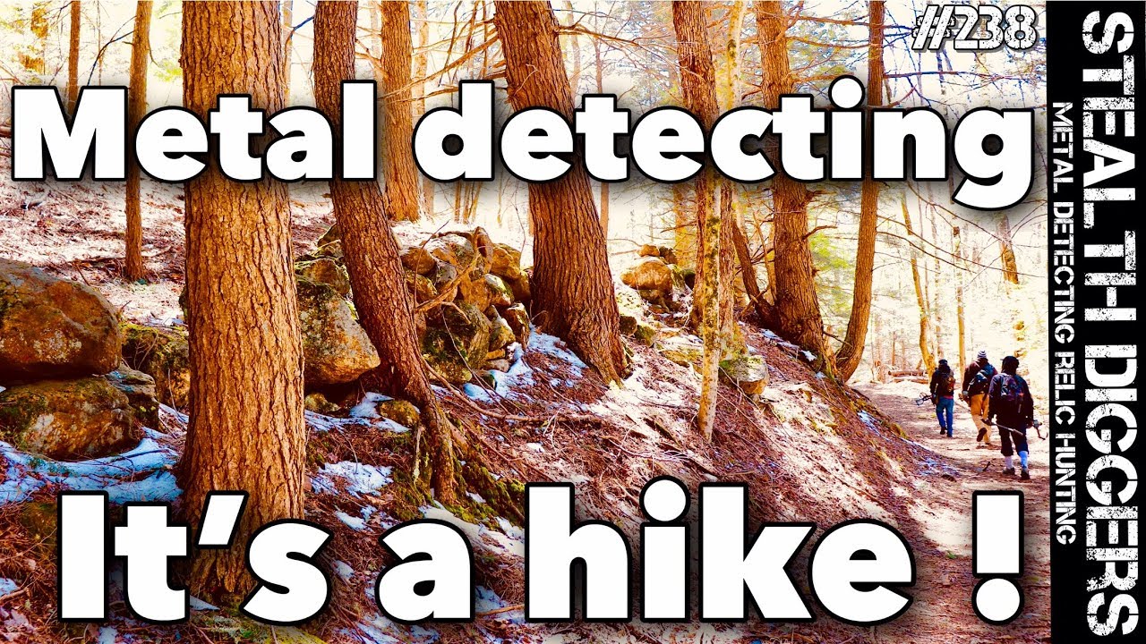 Its a hike metal detecting in New Hampshire #238 Colonial cellar holes ...
