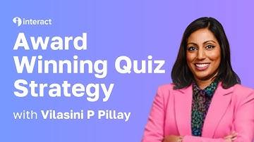 Bekroonde quizinhoudsstrategie met Vilasini P Pillay