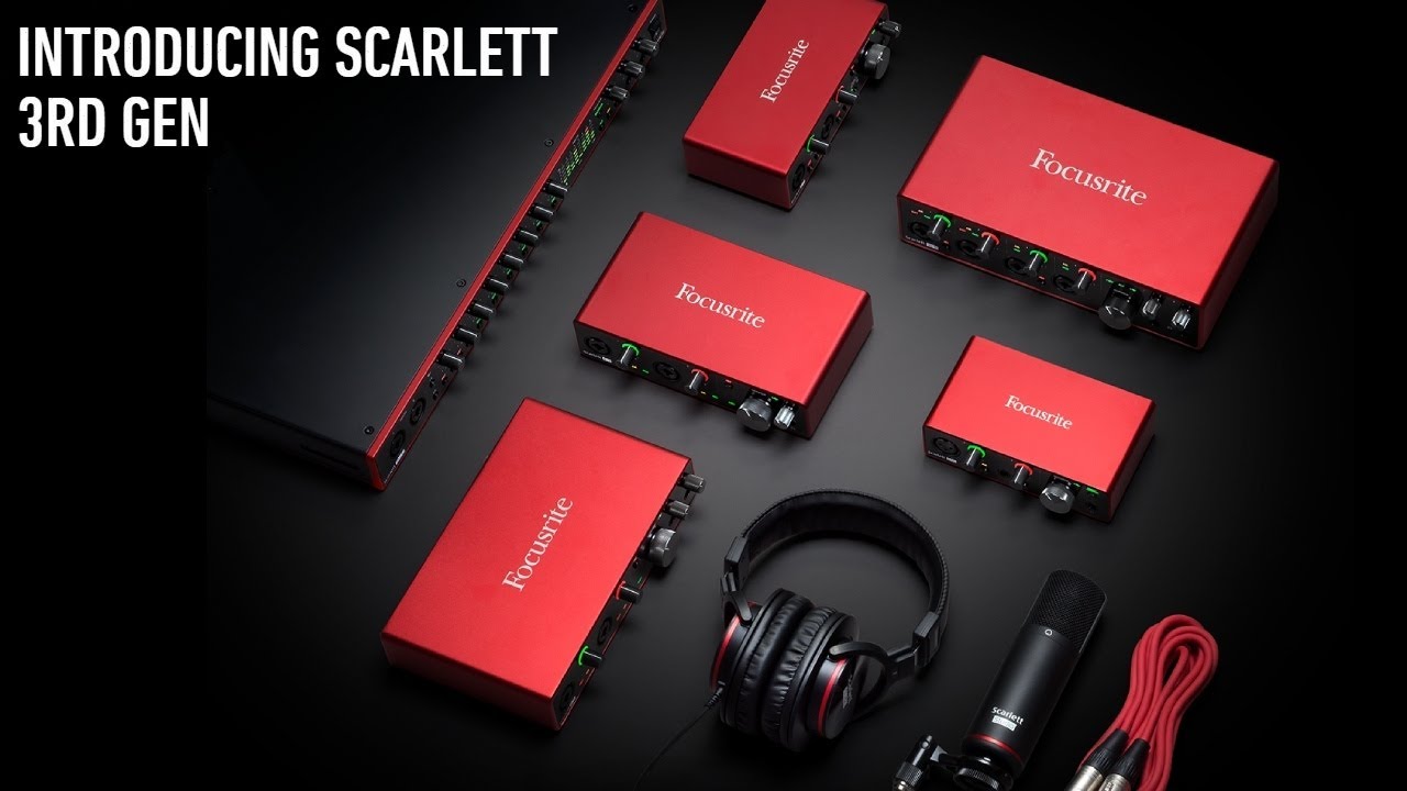 Focusrite Scarlet 2i2 (3rd Gen) 配信 ゲーム FOCUSRITE - Scarlett 2i2 3rd Gen - YouTube