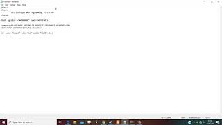 Tugas 1 Web Programming  1 Pertemuan 01