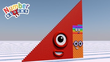 Numberblocks PUZZLE Step Squad 10 To 1275 Amazing Numberblocks HUGE Standing Tall Numbers Pattern