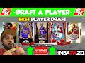 NBA 2K20 DRAFT - WE UPGRADED EVERY PLAYER TO THEIR BEST CARD AND GOT SO MANY GALAXY OPALS IN MYTEAM