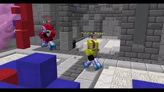 How to kill the guy using a golem in hypixel bedwars