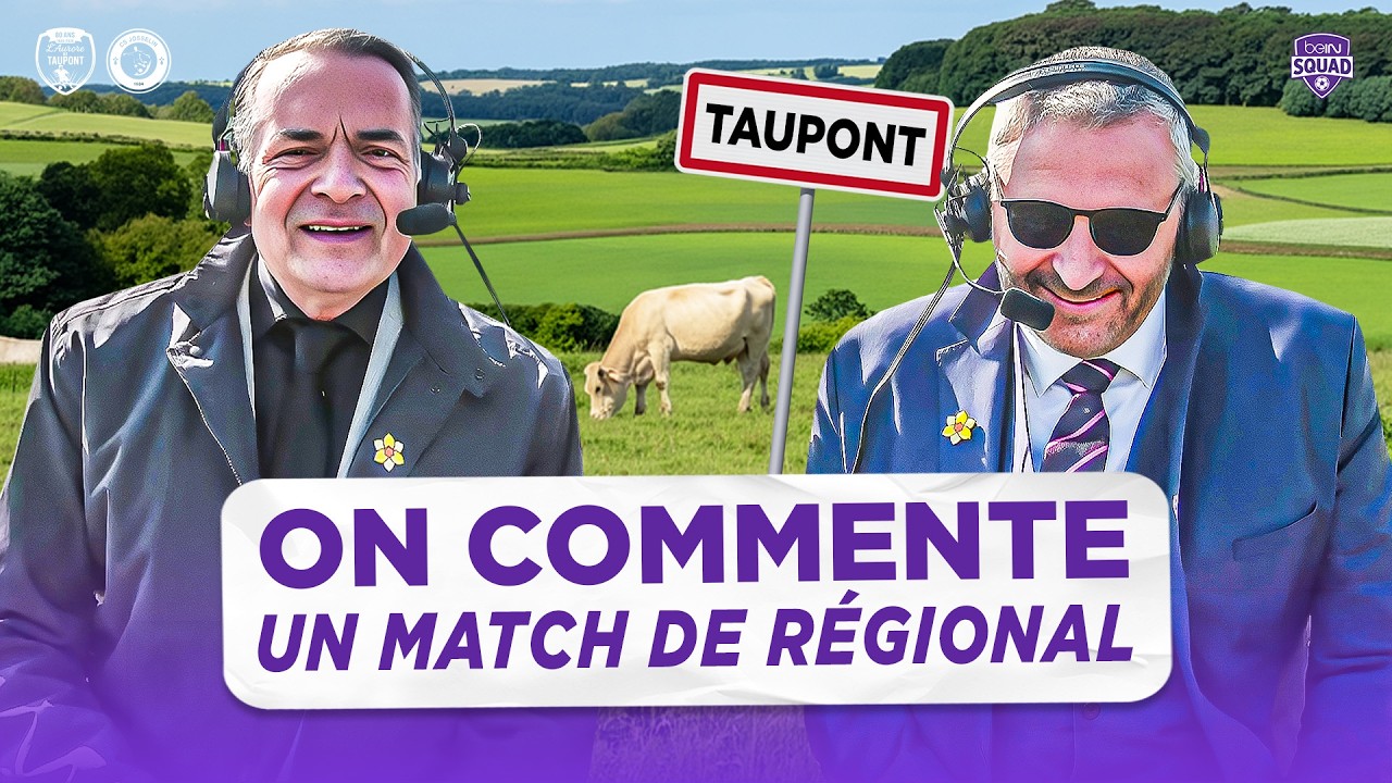 Being commente et  diffuse un derby breton de 8eme division comme chez les PROS !
