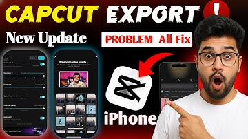 Capcut Video Export Problem How To Fix l iphone video Export Problem in Capcut l Capcut