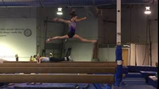L10 Switch Switch Straddle 1/4 Beam Leap Series (November 19, 2016)