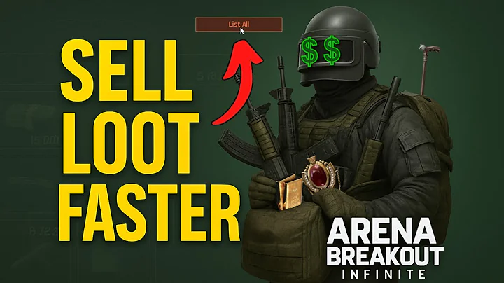 Secret to selling Raid loot INSTANTLY in Arena Breakout Infinite