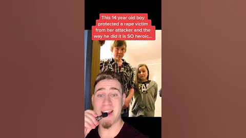TEENAGER PROTECTS A RAPE VICTIM FROM HER ATTACKER!! #Shorts - DayDayNews