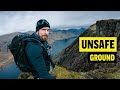 This ridge is slowly vanishing  s4ep07 hiking the wainwrights