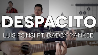 Despacito Luis Fonsi - ft. Daddy Yankee Tutorial Cover - Guitarra [Mauro Martinez] chords