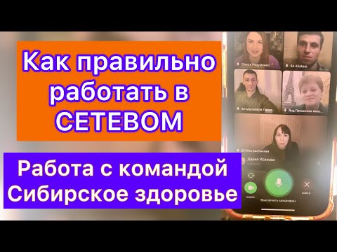 Как правильно работать в сетевом | Лидер компании Сибирское здоровье | Работа с командой