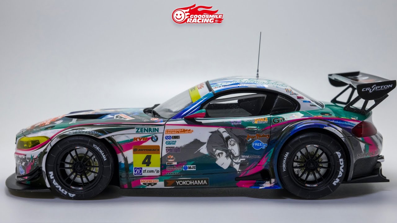 Fujimi] Good Smile Hatsune Miku Z4 2014 SUPER GT - YouTube