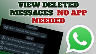 how to see any whatsapp  deleted messages without  downloading  external  applications | for free screenshot 5