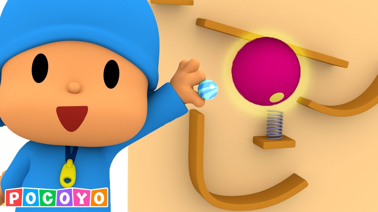🏆 Pocoyo'nun inanılmaz bilye pisti! | Pocoyo 🇹🇷  Türk | Çocuklar için Çizgi Fimler