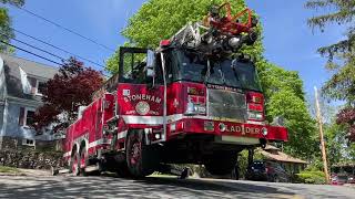* Stoneham full house response* (working fire)