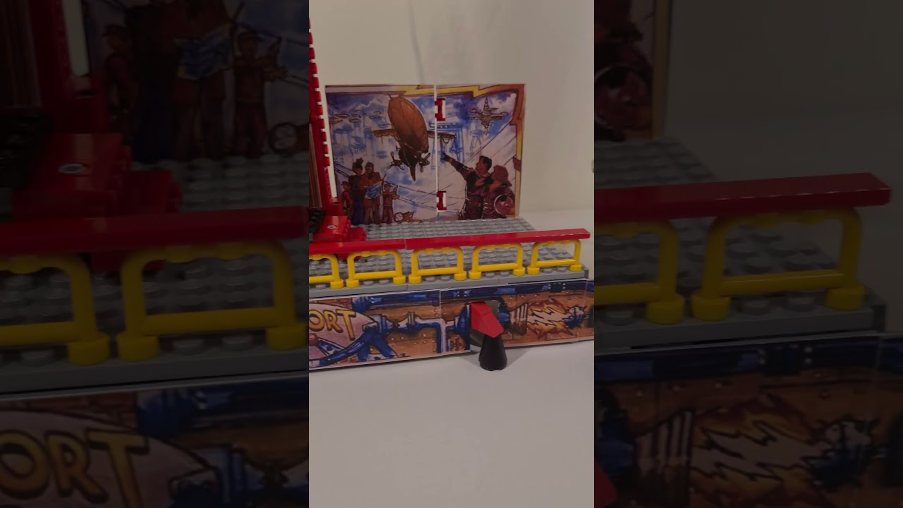 Lego Kirmes KMG Speed Booster Funfair Ride. 