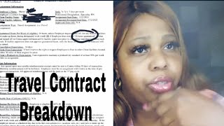 Long Term Care Travel Contract Breakdown