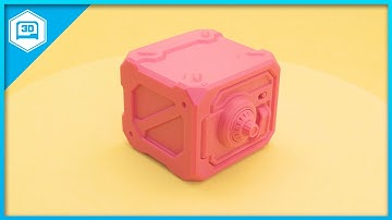 Print in Place Geared Lock Safe #Timelapse #3DPrinting #adafruit