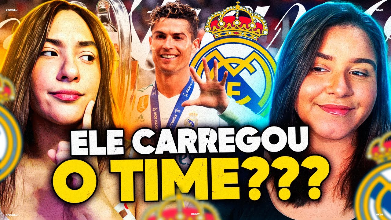 O quão GRANDE foi Cristiano Ronaldo no Real Madrid? - KARINLU REACT