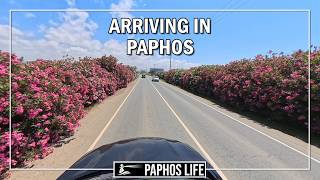 Arriving In Paphos - Drive From The Airport To The Hotel Strip