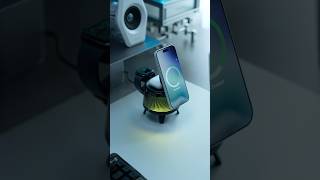 Your desk charger should do more than just charge. #charger #wirelesscharging #speaker #desksetup
