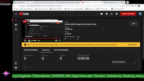 Kuliah DARING Algoritma & Struktur Data
