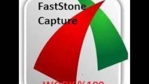 2018 Best screen Recorder for PC/Laptop -faststone capture 8.7 with Registration Code