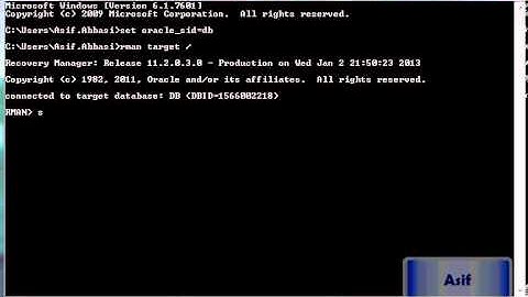 How To Configure and Use RMAN with Recovery Catalog and Target Database Part 01