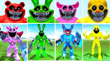 Poppy Playtime Chapter 3 EVOLUTION MECHA TITAN SMILING CRITTERS In Garry