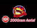 New 200gram aerial  trailer black scorpion brand by chili fireworks