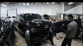 DIY 2022 DODGE RAM 4by4 limited how to take the front bumper off yourself