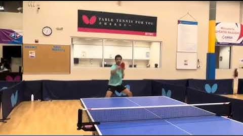Butterfly Training Tips with Anav Gupta - Two Backhand Loops, Two Forehand Loops