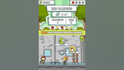 Scribblenauts DS - Puzzle 1-9 Solution