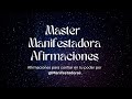   master manifestadora   afirmaciones