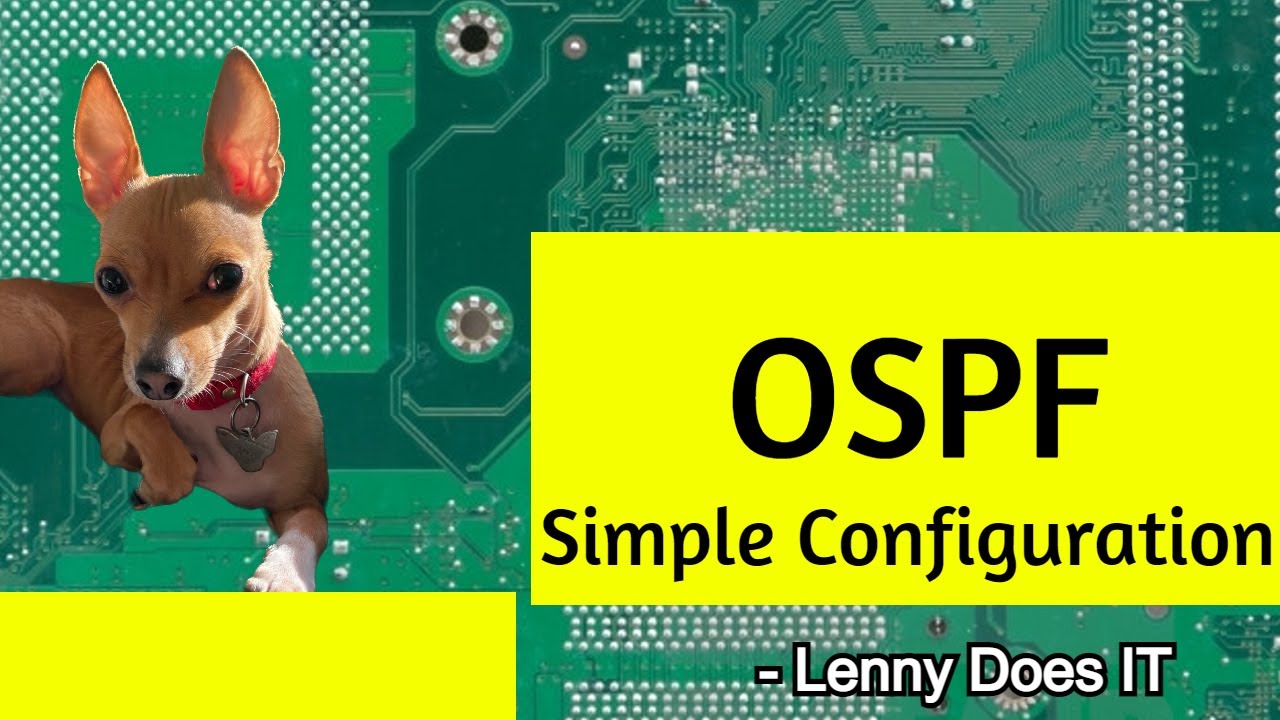 Ospf simple configuration youtube