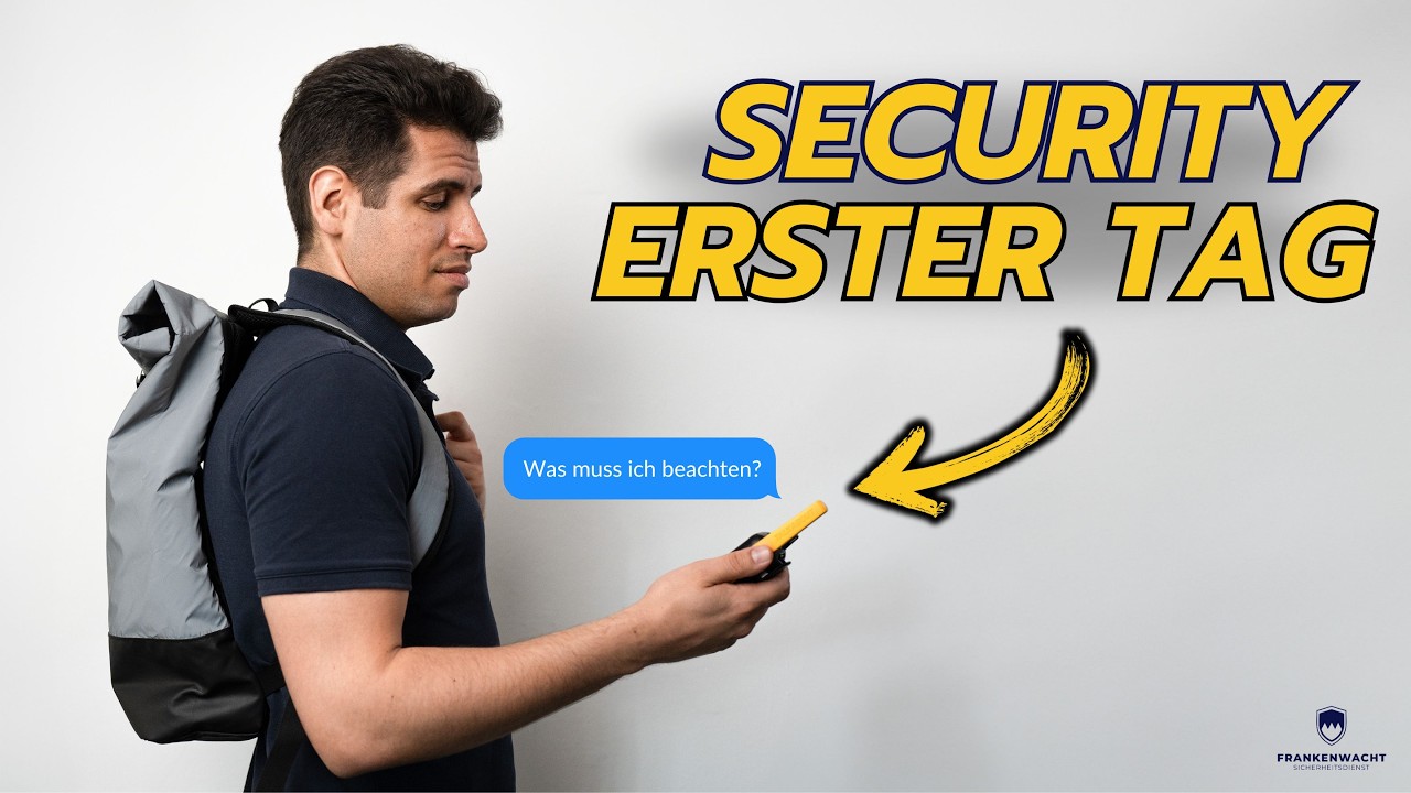 Erster Tag - Was du als Security wissen MUSST! - YouTube