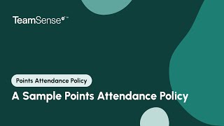A Sample Points Attendance Policy