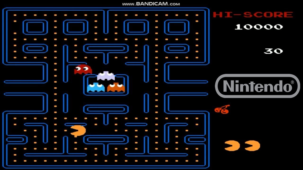 PACMAN -- Gameplay (NINTENDO) - YouTube