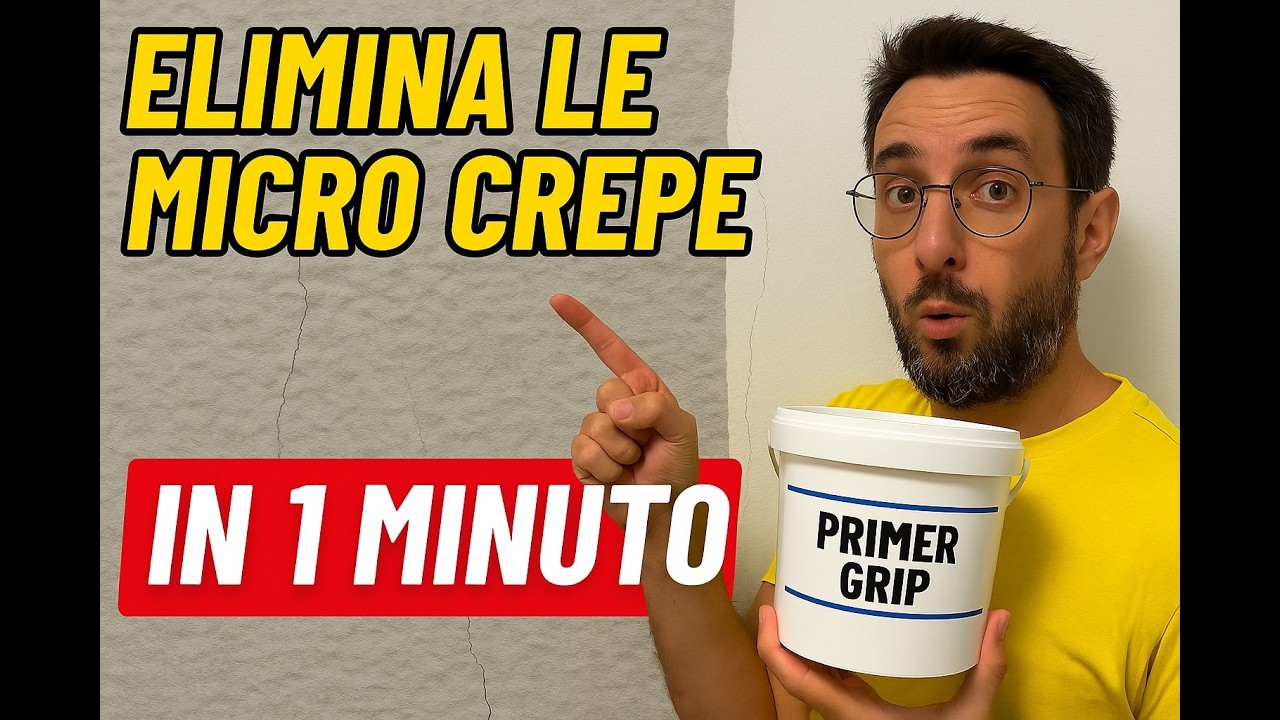 Chiudo le crepe sul muro… senza stucco! 😳