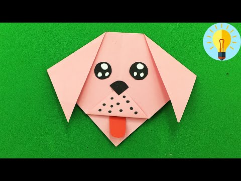 Basteln mit papier: Hund falten| Diy Bastelideen