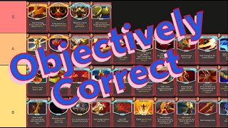 Objectively Correct Ironclad Tierlist