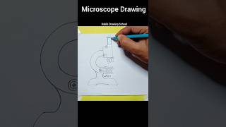 How To Draw A Compound Microscope #shorts #microscopedrawing #microscope